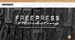 Desktop Screenshot of freepressmarketing.com